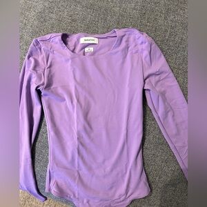 Like New- Aritzia Contour Crew Longsleeve Bodysuit Babton